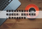 db真人官网下载-成都蓉城发布备战花絮；今晚遗憾出局；亚冠任务艰巨；医务组通报恢复